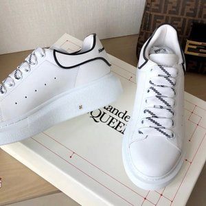 Alexander McQueen White Tail with Styled Shoelace